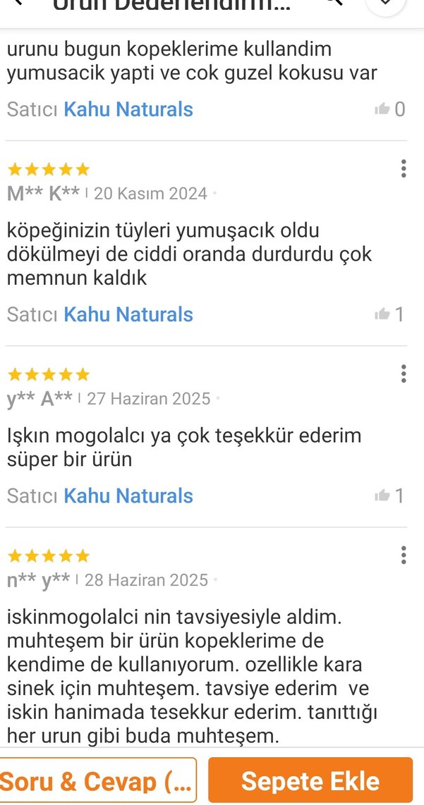 Kahu Naturals Doğal İçerikli - Görsel 4