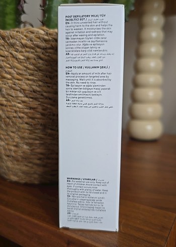 The CEEL Tüy İncelten Süt Vücut Losyonu - Görsel 2