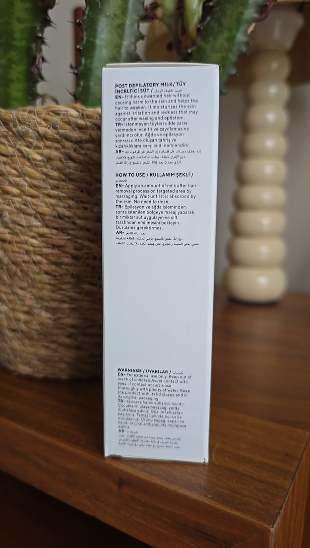 The CEEL Tüy İncelten Süt Vücut Losyonu - Görsel 2