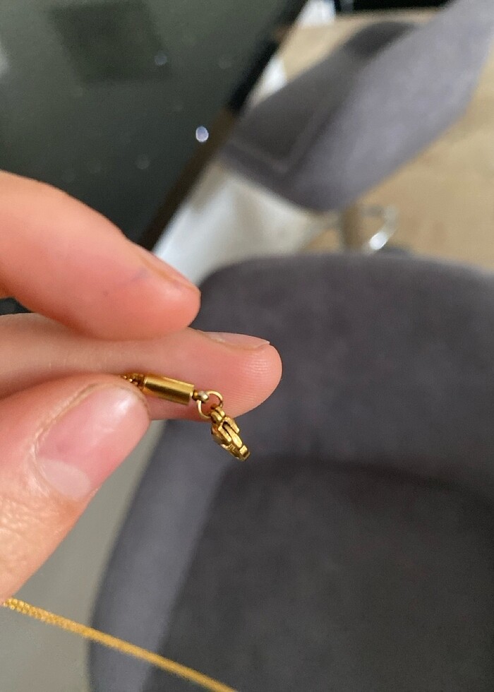 Çok şık ve Paslanmaz Çelik kolye. - Görsel 5