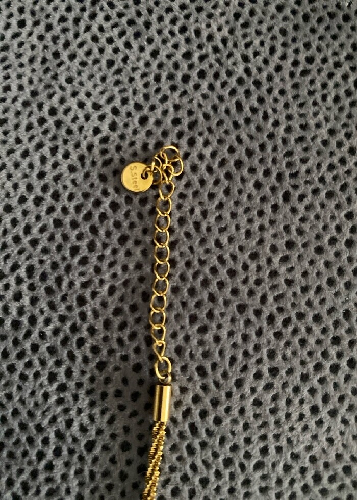 Çok şık ve Paslanmaz Çelik kolye. - Görsel 4