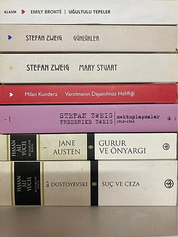 5 adet kitap