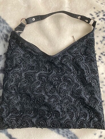 Vintage taşlı çanta