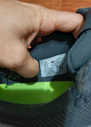 universal Beden Nike Siyah Bağcıklı Spor Ayakkabı