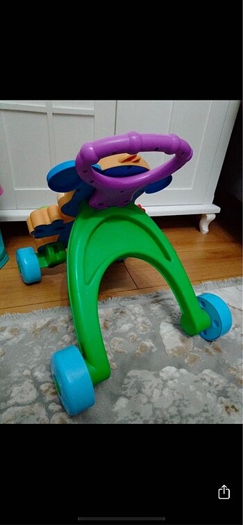  Beden yeşil Renk Fisher price yürüme arkadaşı