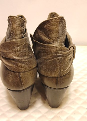 Haki Gerçek Deri Kadın
Topuklu BOT - Görsel 6