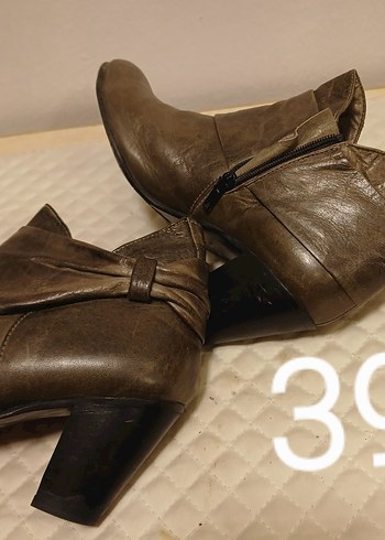 Haki Gerçek Deri Kadın
Topuklu BOT - Görsel 5