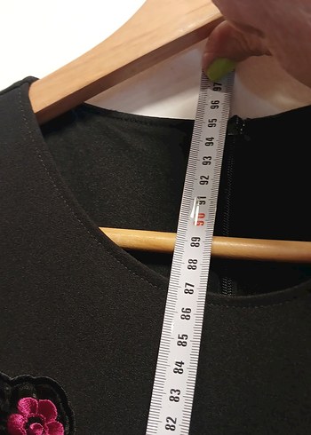 Boncuk İşlemeli Uzun Kollu Bohem Elbise - Görsel 6