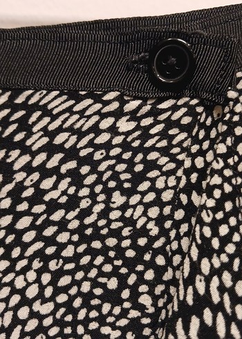 Siyah Beyaz Zebra Desenli Mini Etek - Görsel 8