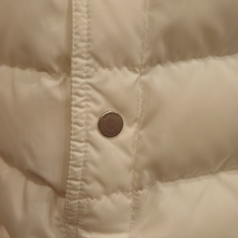 TOMMY HİLFİGER Kürk Detaylı Beyaz Kadın Kışlık Mont - Görsel 3