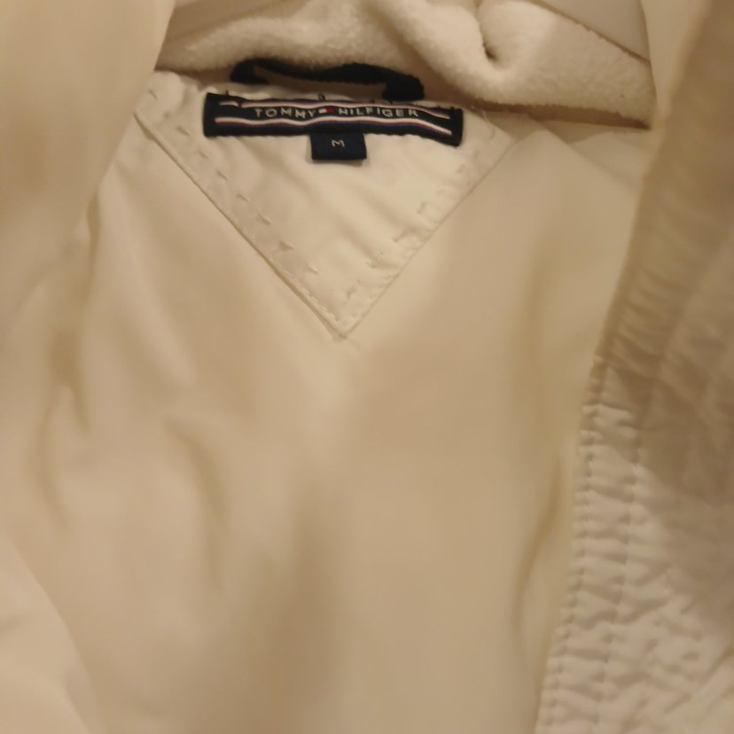 TOMMY HİLFİGER Kürk Detaylı Beyaz Kadın Kışlık Mont - Görsel 5