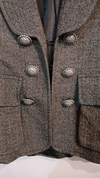 s Beden GRİ Blazer Ceket