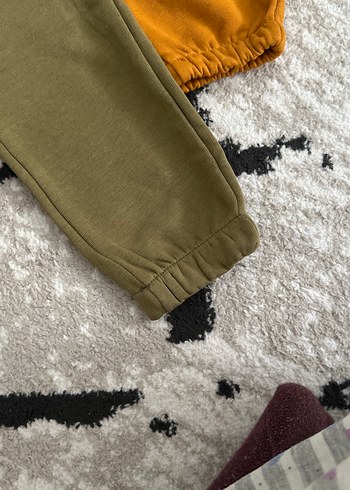 18-24 Ay Beden Erkek Çocuk Loose Fit Kahverengi Eşofman Altı
