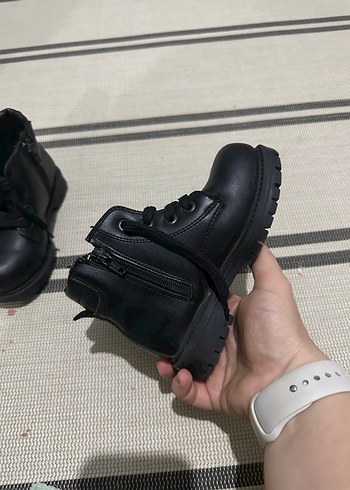 26 Beden siyah Renk Tokalı Siyah erkek çocuk Punk Bot