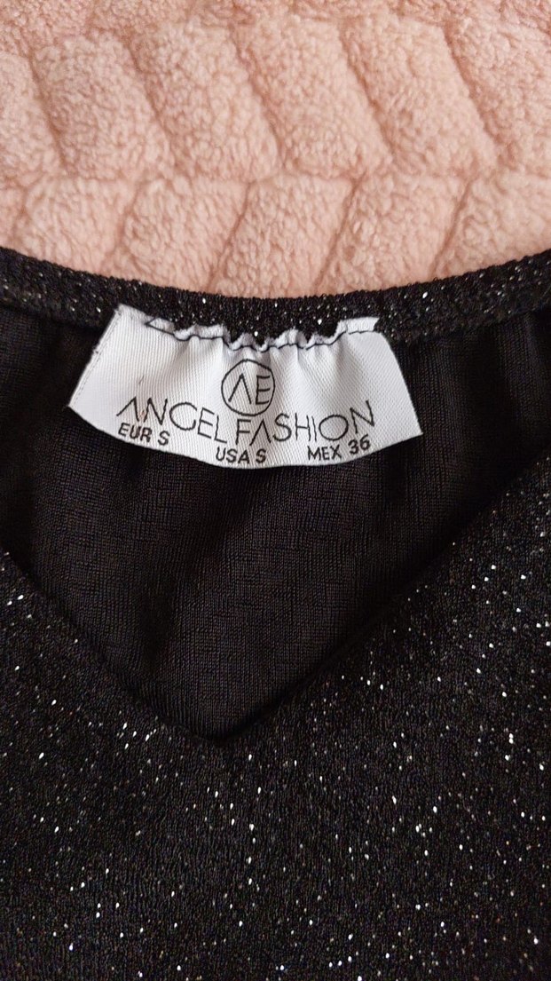 Fırfırlı Siyah kısa  Abiye Elbise - Görsel 3