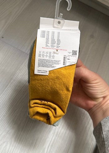 Erkek Çocuk Sarı ve yeşil Çorap Seti - Görsel 3