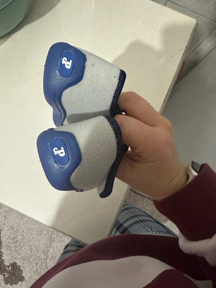 Erkek bebek ev terliği  panduf - Görsel 3