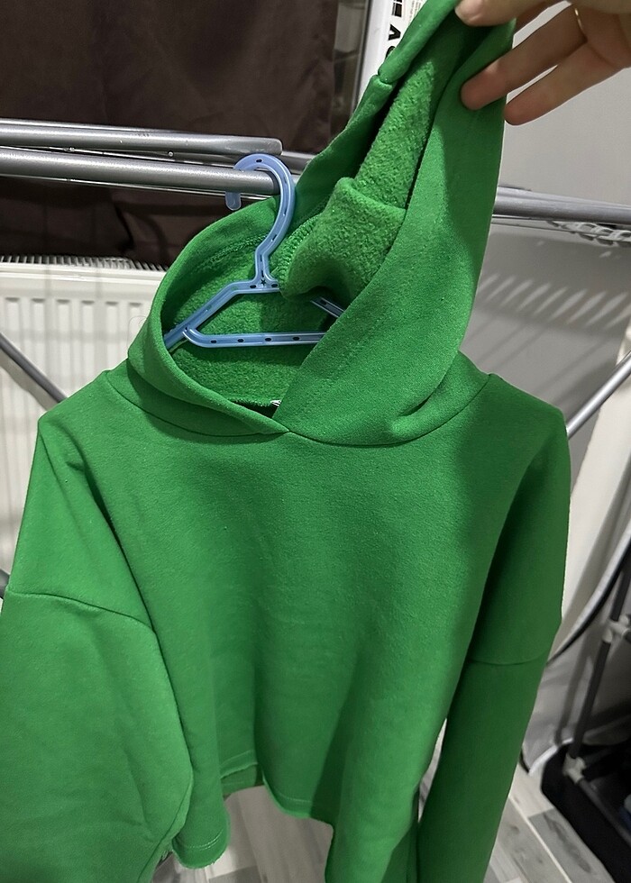 Kapşonlu kazak - Görsel 3