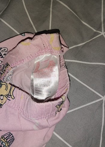 LC Waikiki Desenli Pembe Kız Çocuk pjama alt