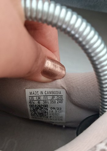 adidas ozweego orjinal Bej Bağcıklı Kadın Spor Ayakkabı - Görsel 5