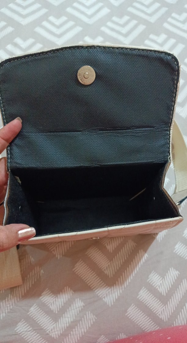 Beyaz Kapitone Kadın Çanta - Görsel 3