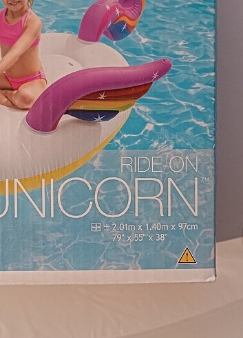 Beden Renk Unicorn deniz havuz yatağı