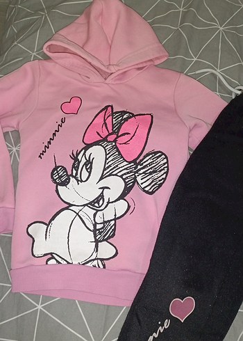 LC Waikiki Kız Çocuk Siyah Rahat Kesim Eşofman takimk