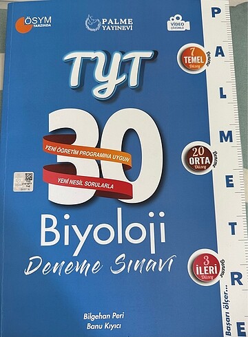 TYT BİYOLOJİ DENEME 2023