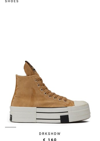 converse x rick owens sneaker - Görsel 8
