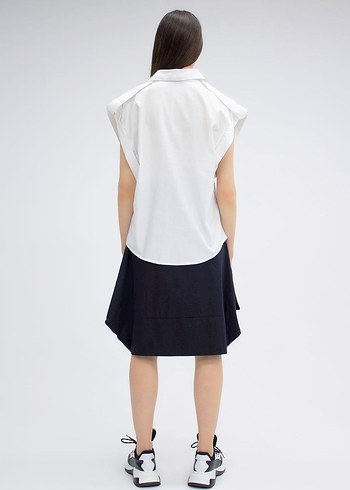 vdr Siyah Kemerli Mini Kadın Etek - Görsel 2