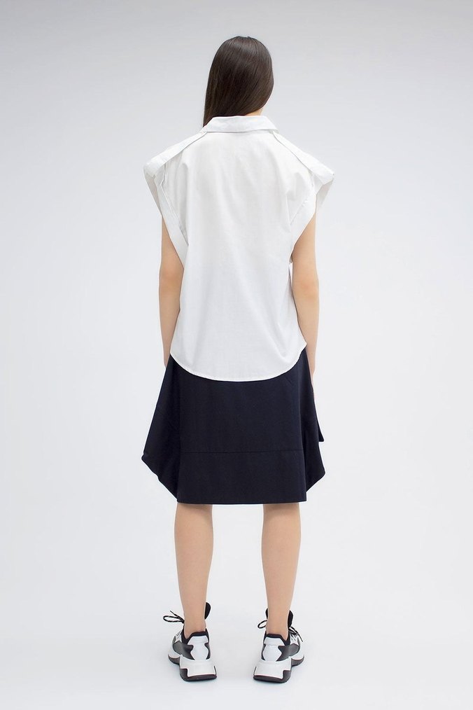 vdr Siyah Kemerli Mini Kadın Etek - Görsel 2