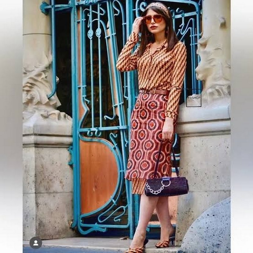 zara tül desenli etek - Görsel 5