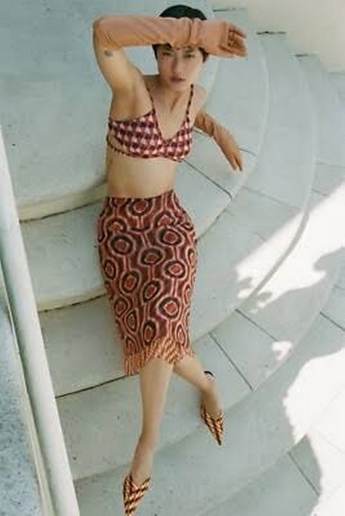 zara tül desenli etek - Görsel 2