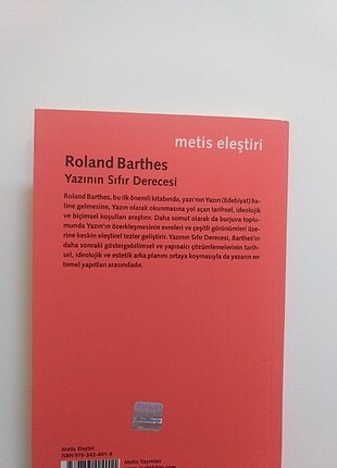  Roland Barthes Yazinin Sifir Derecesi