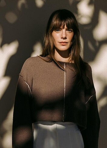 Zara yeni sezon crop kazak