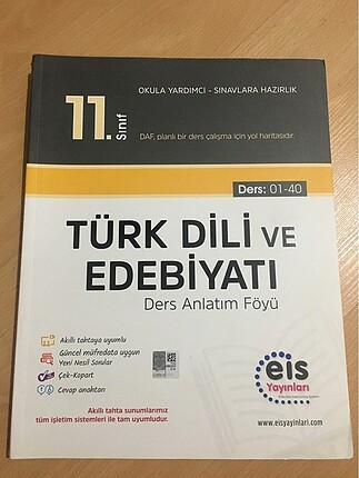 Eis yayınları 11.sınıf türk dili ve edebiyatı daf