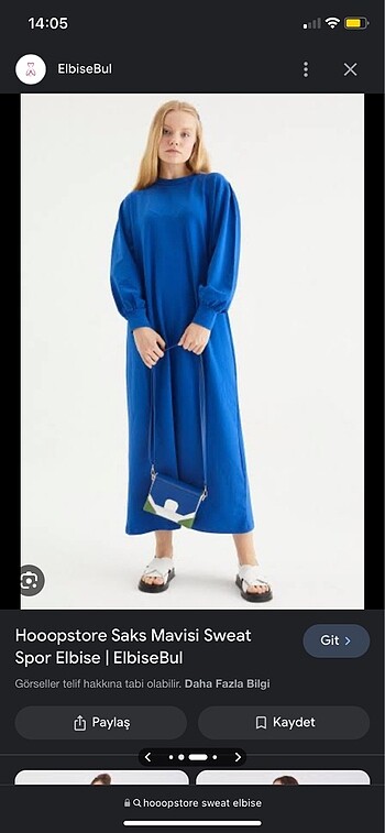 m Beden Hooopstore sweat elbise