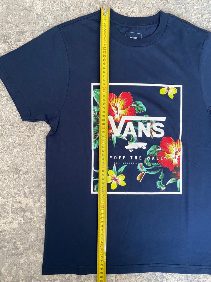 Vans Çiçek Baskılı Erkek Tişört - Görsel 3