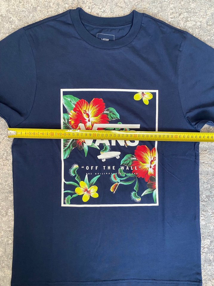 Vans Çiçek Baskılı Erkek Tişört - Görsel 4