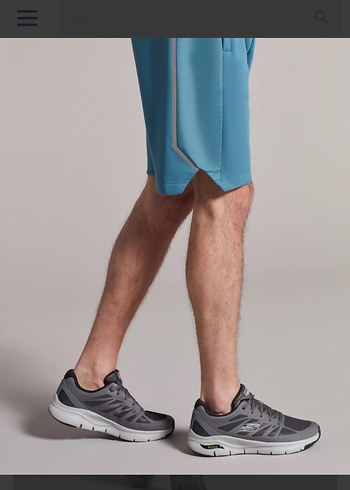 Skechers Erkek Petrol Rengi Spor Şort - Görsel 8