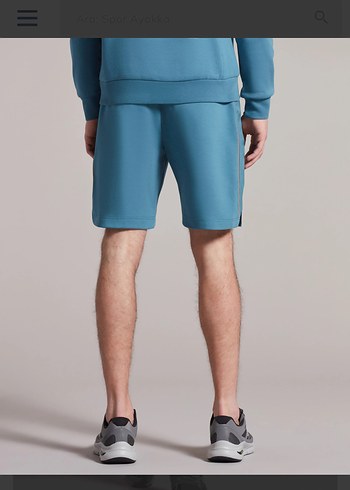 Skechers Erkek Petrol Rengi Spor Şort - Görsel 7