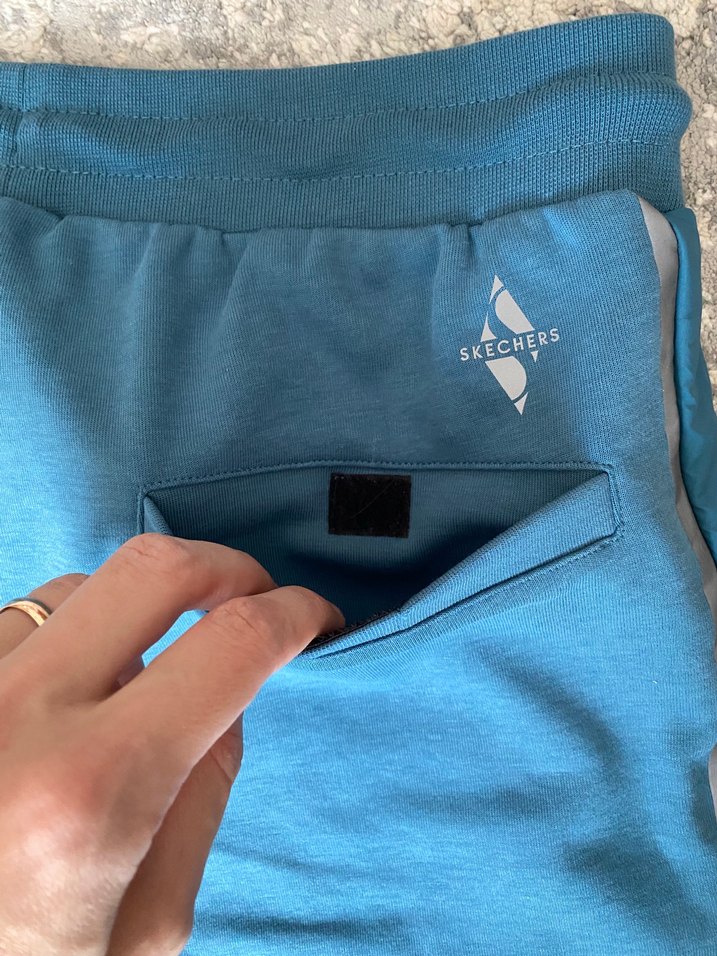 Skechers Erkek Petrol Rengi Spor Şort - Görsel 4
