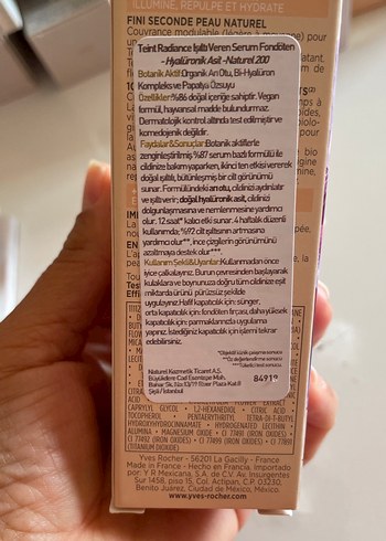 Yves Rocher Teint Radiance Serum Fondöten 30 ml - Görsel 5