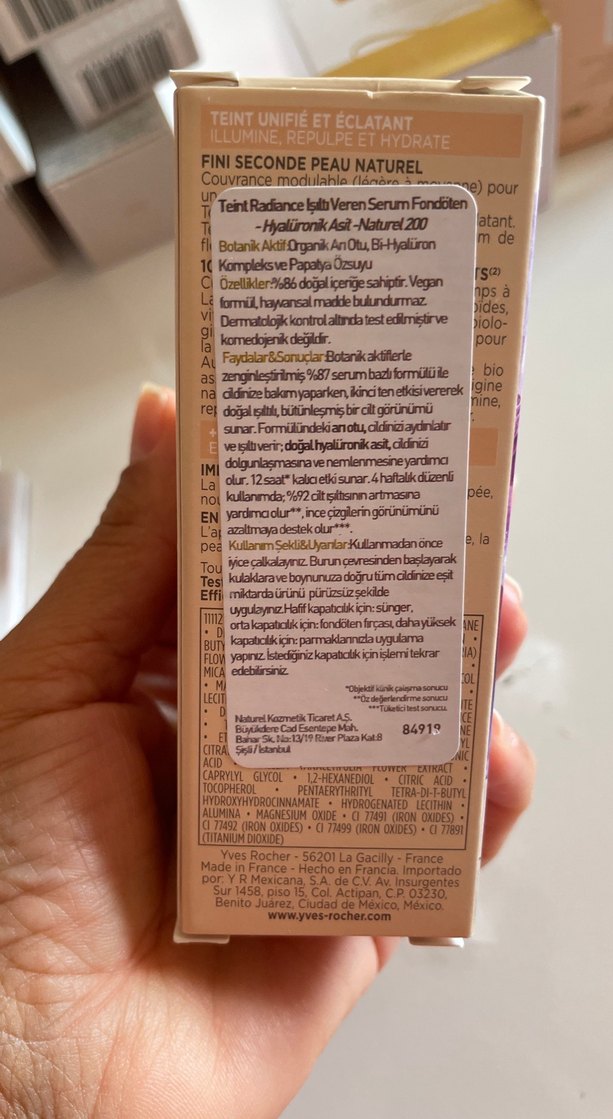 Yves Rocher Teint Radiance Serum Fondöten 30 ml - Görsel 5