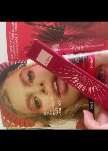 Avon Parlak Kırmızı Maskara 10 ml