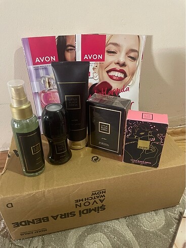 Avon lıtte black parfüm set
