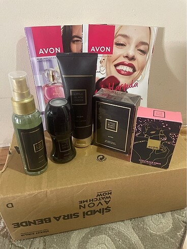 Beden Avon lıtte black parfüm set