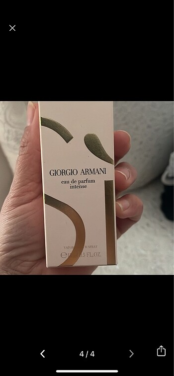 Beden GIORGIO ARMANİ SI INTENSE KADIN PARFÜM