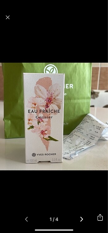 Yves Rocher kadın parfüm 100ml