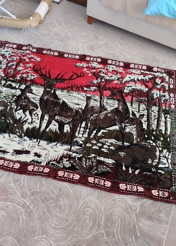 Bordo Desenli Çocuk Battaniyesi - Görsel 2